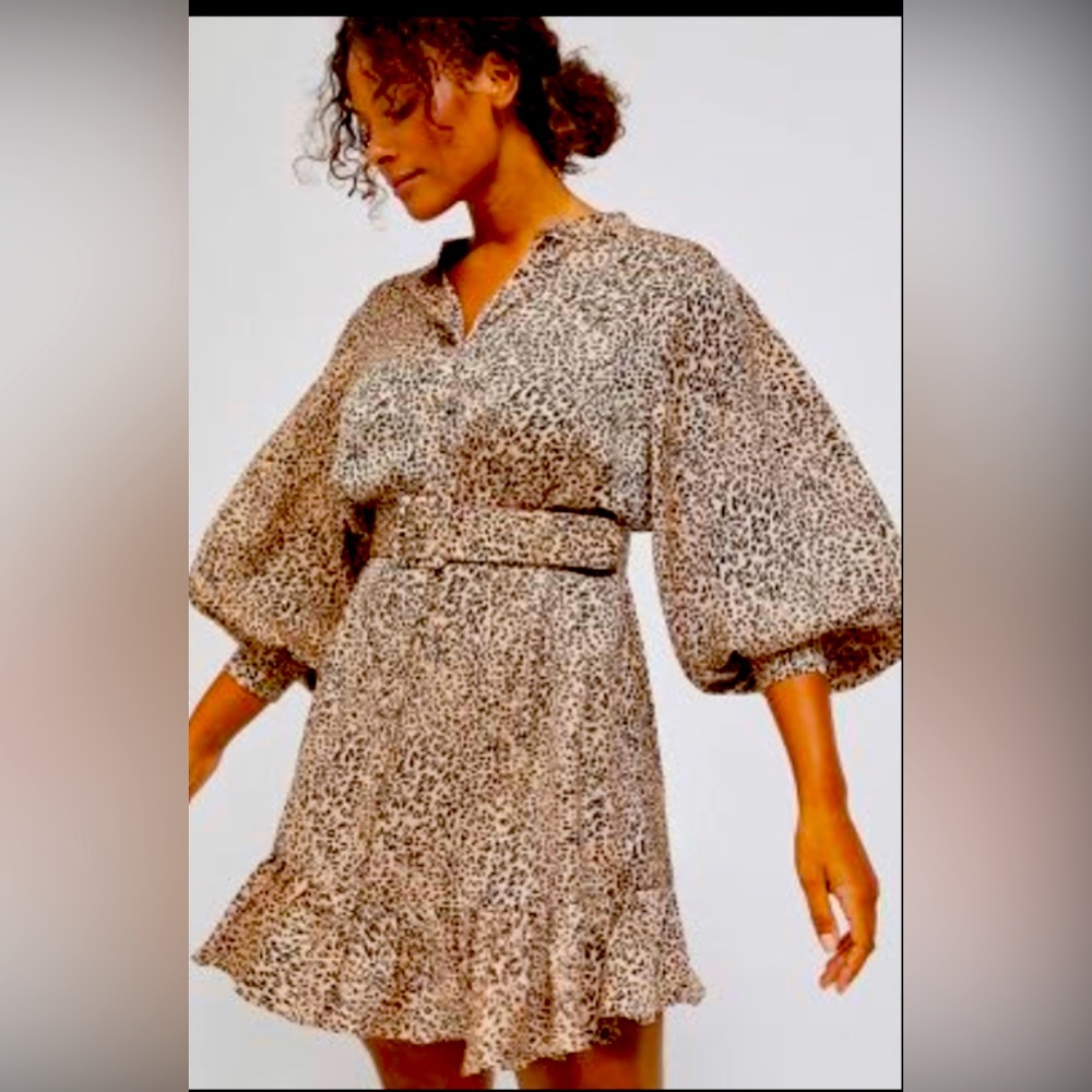 Laurie Cheetah Mini Dress